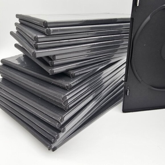 Empty Black Slim DVD Cases, Qty 75, Brand New - Picture 11 of 15